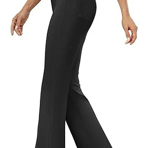 Womens Bootcut Dress Pants Business Casual Work Pants with Pockets